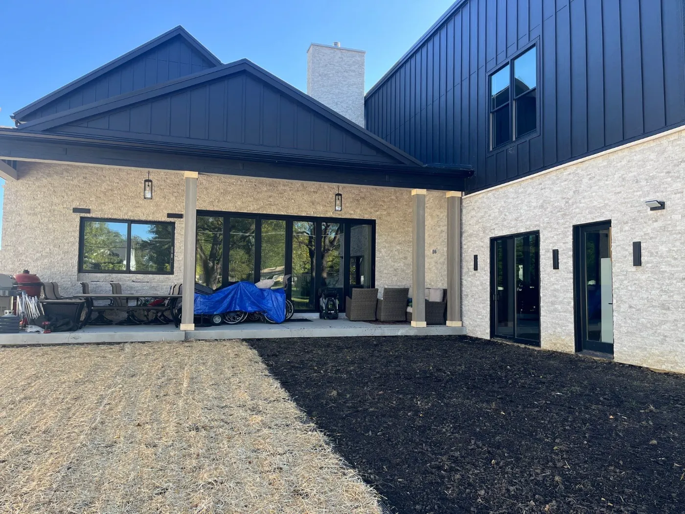 Trim and flashing detail on a Hunters Pointe siding job