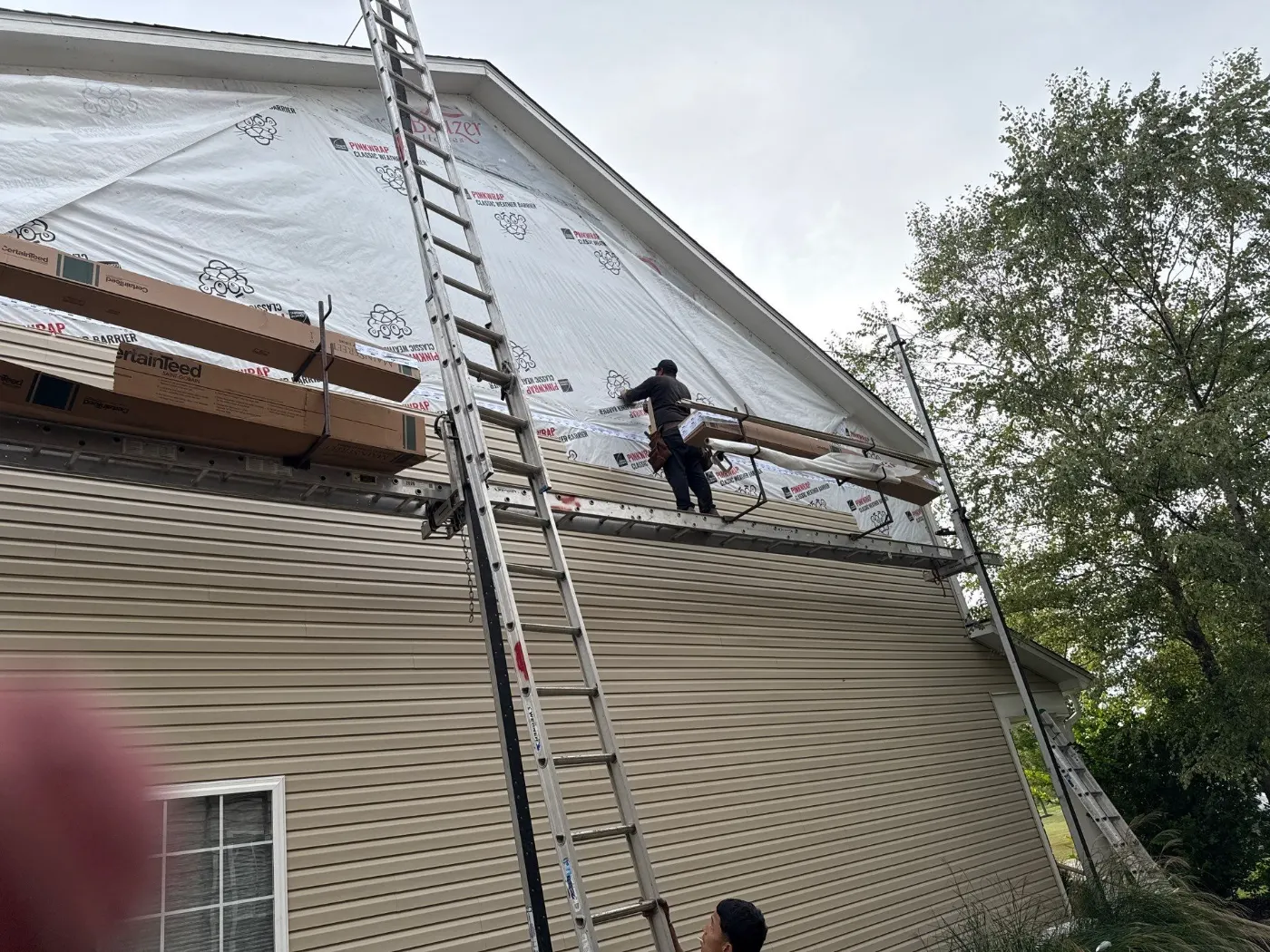 Soffit and fascia work in Hunters Pointe